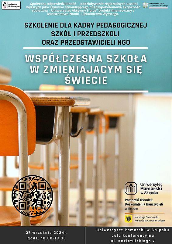 Szkolenie dla kadry pedagogicznej szkół i