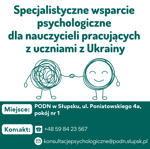 Specjalistyczne wsparcie psychologiczne dla nauczycieli pracujących z uczniami z Ukrainy