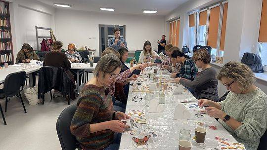 Serce pełne miłości – warsztaty decoupage z okazji Dnia Mamy