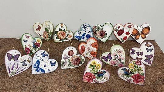 Serce pełne miłości – warsztaty decoupage z okazji Dnia Mamy