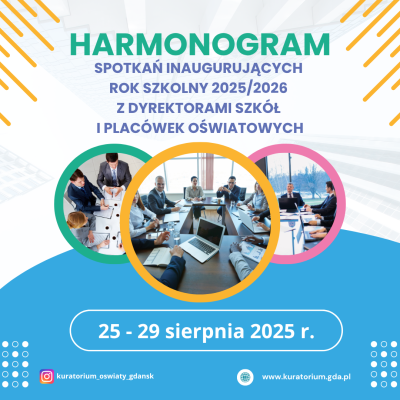 Kuratorium Oświaty w Gdańsku - spotkania inaugurujące 2025/2026